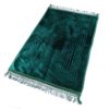 Photo Grand tapis épais antidérapant avec motif Arabesque – Vert -