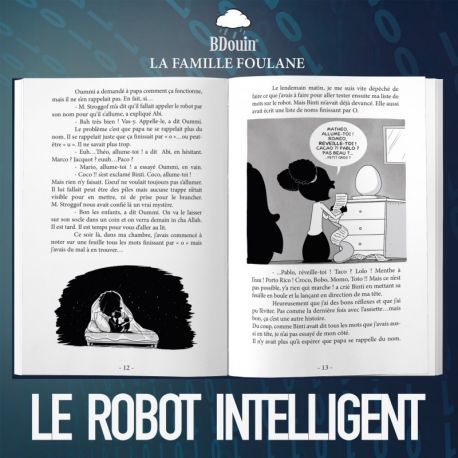 Photo BD – Famille Foulane – Robot Intelligent – Format de Poche – Edition Du Bdouin - Bdouin